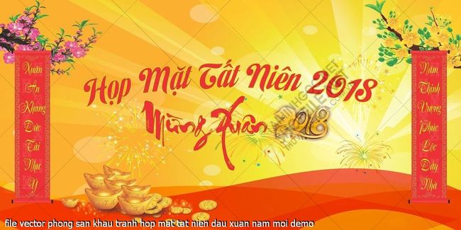 file vector phong san khau tranh hop mat tat nien dau xuan nam moi